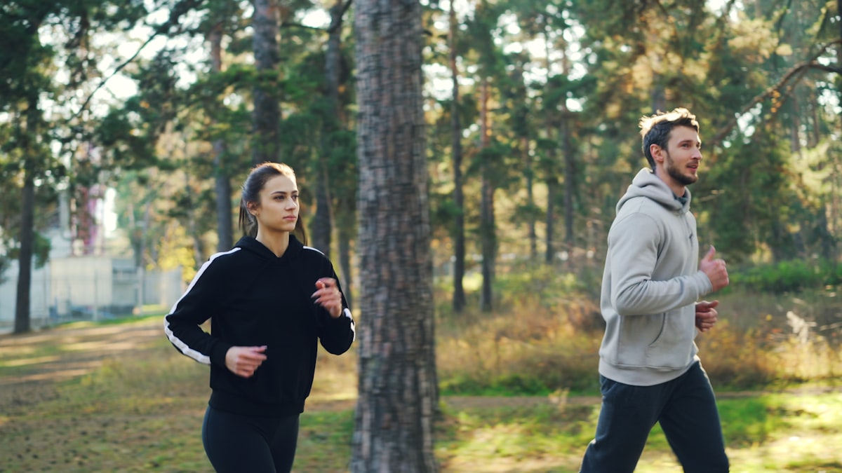 Man achieving weight loss transformation through healthy lifestyle